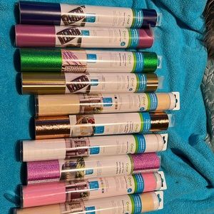 Cricut 10 rolls brand new premium vinyl